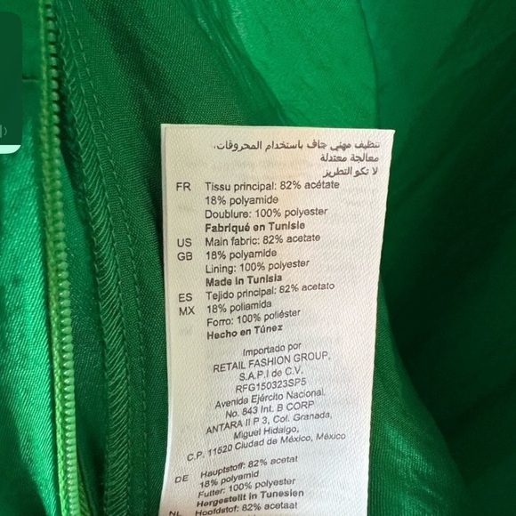 Sandro Falbala Rhinestone Embellished Cutout Midi Dress Emerald  38/M - Picture 15 of 15